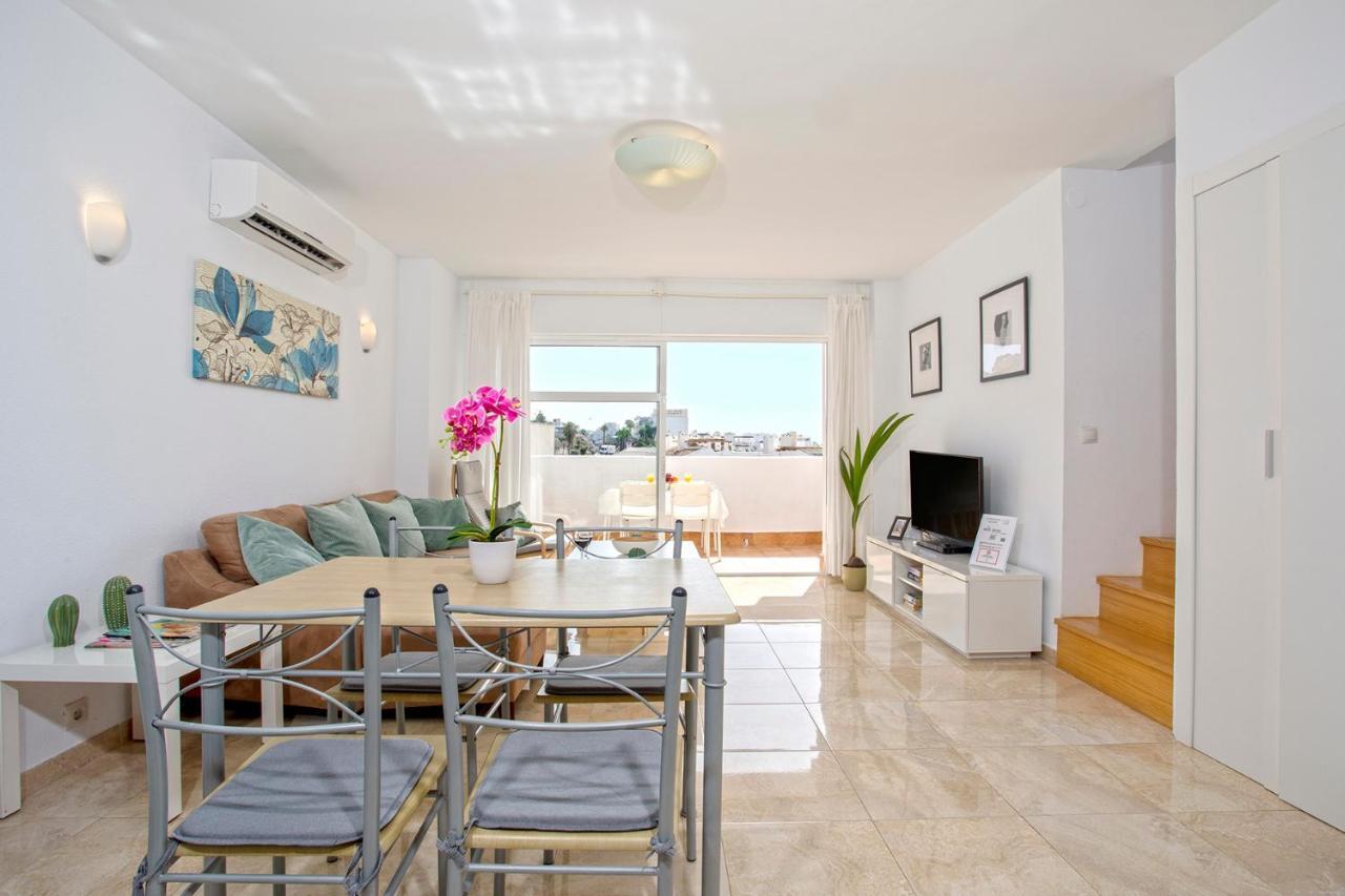 Апартаменти Atico Frente Al Mar - Vistas, Piscina, Terrazas, Parking! Бенальмадена Екстер'єр фото